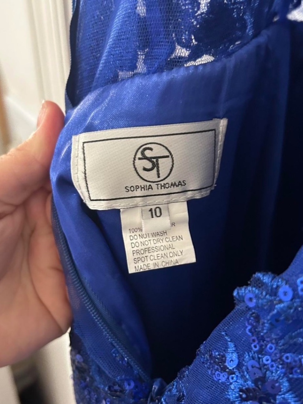 A Sophia Thomas prom dress